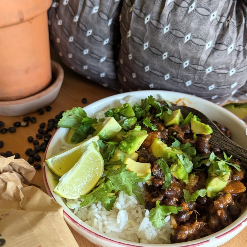 Black Bean & Sweet Potato Chilli